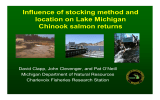 Influence of stocking method and location on Lake Michigan Chinook salmon returns