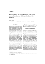 Water circulation and material transport in the coastal