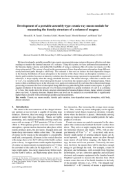 Development of a portable assembly-type cosmic-ray muon module for