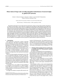 Observation of large-scale traveling ionospheric disturbances of auroral origin