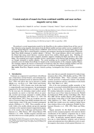 Crustal analysis of maud rise from combined satellite and near-surface