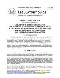 REGULATORY GUIDE