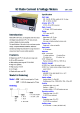 AC Ratio Current &amp; Voltage Meters UAF / UVF Specification