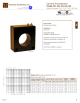 Models 191, 192, 193, 194, 195 Current Transformer