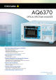 AQ6370 OPTICAL SPECTRUM ANALYZER World Class Optical Performance &amp; Flexibility*