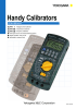 Handy Calibrators Series Voltage/Current Calibrator Temperature Calibrator