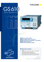 Basic accuracy: 0.02% Wide output range: 110 V, 3.2 A