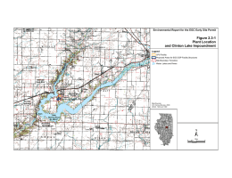 Figure 2.3-1 Plant Location and Clinton Lake Impoundment