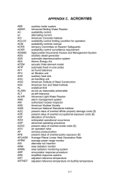 ACRONYMS APPENDIX C.