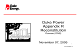 Duke Power Appendix R Reconstitution November 07, 2005