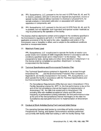 -3- (4) PPL  Susquehanna,  LLC,  pursuant  to the ... to  receive,  possess,  and  use ...