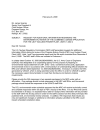 February 24, 2009 Mr. James Scarola Senior Vice President &amp;