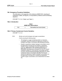 STP 3 &amp; 4 18A  Emergency Procedure Guidelines