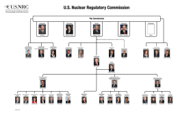 U.S. Nuclear Regulatory Commission The Commission