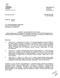 AEP-NRC-2012-86 November  26, 2012 10  CFR  50.54(f)