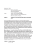 September 27, 2006 MEMORANDUM TO: Michael L. Scott, Chief