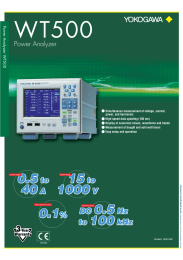 WT500 Power Analyzer