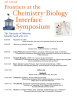 Chemistry-Biology Interface Symposium Frontiers at the