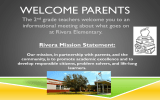 WELCOME PARENTS The 2 grade teachers welcome you to an