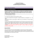 University of St Andrews Undergraduate Senate Regulations Amendments taking effect from 2011-2012