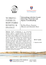 Working Papers in Responsible Banking &amp;