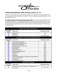 Unified Development Code (Ordinance Bill No. 31-13)