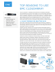 TOP REASONS TO USE EMC CLOUDARRAY