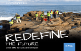 REDEFINE THE FUTURE COMMUNITIES 2014 EMC Sustainability Report