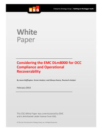 White  Paper Considering the EMC DLm8000 for OCC