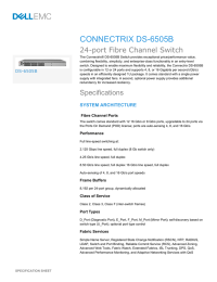 CONNECTRIX DS-6505B 24-port Fibre Channel Switch