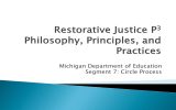 Michigan Department of Education Segment 7: Circle Process
