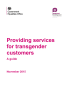 Providing services for transgender customers A guide