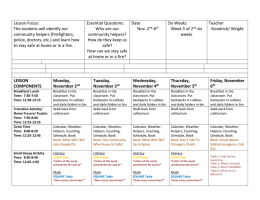 Lesson Focus: Essential Questions: Date Six Weeks