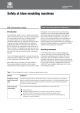 Safety at blow moulding machines HSE information sheet Introduction