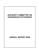ADVISORY COMMITTEE ON DANGEROUS PATHOGENS ANNUAL REPORT 2008