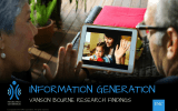 INFORMATION GENERATION VANSON BOURNE RESEARCH FINDINGS  1