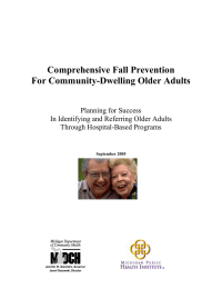 Comprehensive Fall Prevention For Community-Dwelling Older Adults Planning for Success