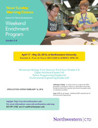 Weekend Enrichment Program New! Sunday