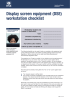 Display screen equipment (DSE) workstation checklist