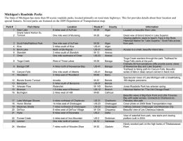 Michigan's Roadside Parks
