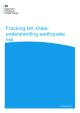 Fracking UK shale: understanding earthquake risk