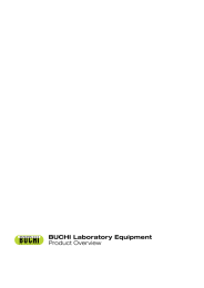 BUCHI Laboratory Equipment Product Overview