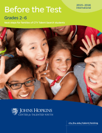 Before the Test Grades 2&ndash;6 2015&ndash;2016