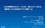 CIOの戦略実行をスピードと安心・適正コストで支える ”基幹系システム特化型クラウド基盤”とは 伊藤忠テクノソリューションズ株式会社 執行役員