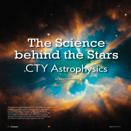 The Science behind the Stars ctY Astrophysics by Spencer McClung