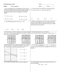 STAAR Practice Test #2 TEKS 3  Name:________________________