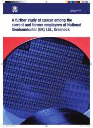 A further study of cancer among the Semiconductor (UK) Ltd., Greenock