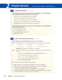 2 Chapter Review 2.1 Conditional Statements