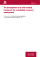 The development of a web-enabled framework for probabilistic exposure assessments RR763