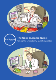 The Good Guidance Guide: taking the uncertainty out of regulation